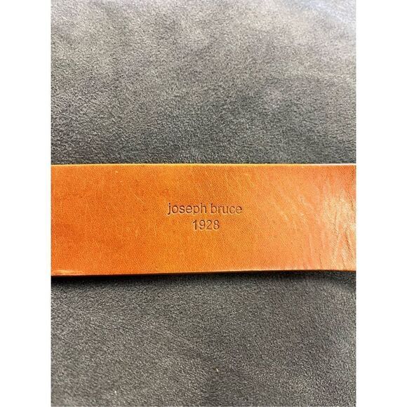 Joseph Bruce 1928 Designer Brown Leather & Suede Belt sz 32 Gorgeous - Picture 4 of 6